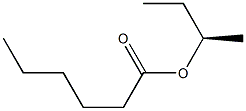 (-)-Hexanoic acid (R)-sec-butyl ester,,结构式