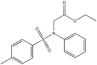 N-トシル-L-フェニルグリシンエチル 化学構造式