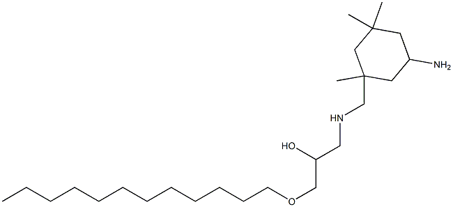  3-[[N-(2-Hydroxy-3-dodecyloxypropyl)amino]methyl]-3,5,5-trimethylcyclohexylamine