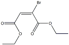 (E)-2-Bromo-2-butenedioic acid diethyl ester Struktur