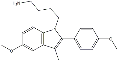 1-(4-Aminobutyl)-5-methoxy-2-(4-methoxyphenyl)-3-methyl-1H-indole|