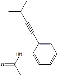 N-[2-(3-Methyl-1-butynyl)phenyl]acetamide Structure