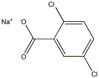 2,5-Dichlorobenzoic acid sodium salt Structure