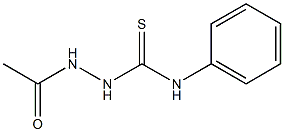 1-Acetyl-4-phenylthiosemicarbazide Struktur