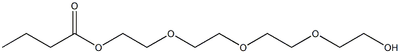 Butyric acid 2-[2-[2-(2-hydroxyethoxy)ethoxy]ethoxy]ethyl ester,,结构式