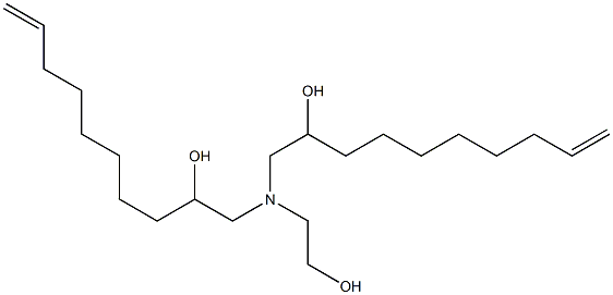 1,1'-[(2-Hydroxyethyl)imino]bis(9-decen-2-ol) Structure