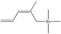 Trimethyl[(2Z)-2-methyl-2,4-pentadienyl] tin(IV)