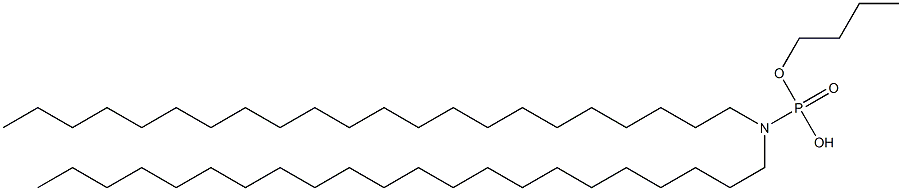 N,N-Didocosylamidophosphoric acid hydrogen butyl ester 结构式