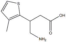 4-Amino-3-(3-methyl-2-thienyl)butyric acid Structure