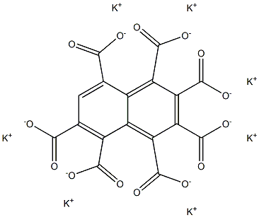 1,2,3,4,5,6,8-Naphthaleneheptacarboxylic acid heptapotassium salt Structure