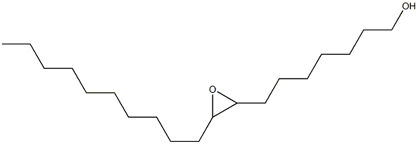 8,9-Epoxynonadecan-1-ol Structure