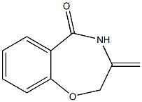 2,3-Dihydro-3-methylene-1,4-benzoxazepin-5(4H)-one,,结构式