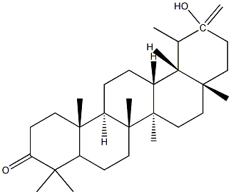 (20S)-20-Hydroxytaraxasteran-3-one Structure