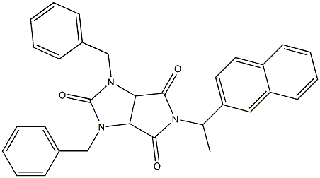 2,4-Dibenzyl-7-[1-(2-naphtyl)ethyl]-2,4,7-triazabicyclo[3.3.0]octane-3,6,8-trione