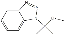 1-(1-Methoxy-1-methylethyl)-1H-benzotriazole,,结构式