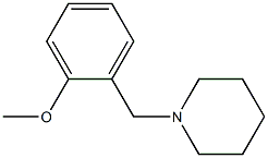 1-(2-Methoxybenzyl)piperidine,,结构式