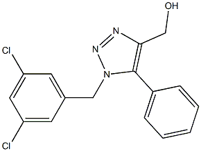 5-Phenyl-1-(3,5-dichlorobenzyl)-1H-1,2,3-triazole-4-methanol Structure