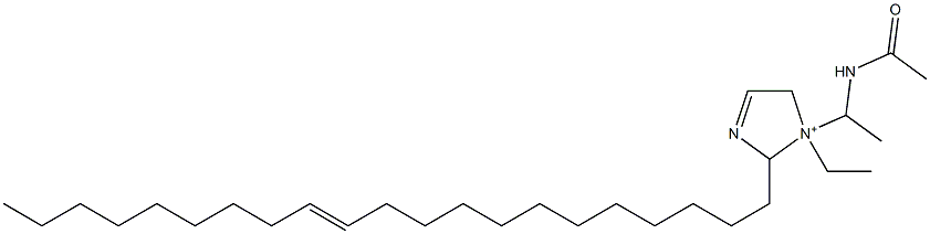 1-[1-(Acetylamino)ethyl]-1-ethyl-2-(12-henicosenyl)-3-imidazoline-1-ium Structure