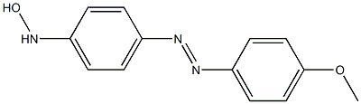 N-[p-(p-Methoxyphenylazo)phenyl]hydroxylamine Structure