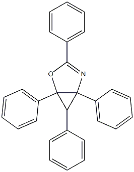1,3,5,6-テトラフェニル-2-オキサ-4-アザビシクロ[3.1.0]ヘキサ-3-エン 化学構造式