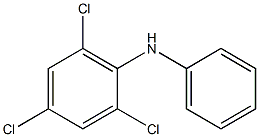 N-(2,4,6-Trichlorophenyl)benzenamine Structure