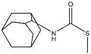 (Adamantan-2-yl)thiocarbamic acid S-methyl ester Struktur