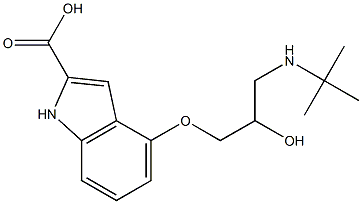 4-[2-Hydroxy-3-(tert-butylamino)propoxy]-1H-indole-2-carboxylic acid