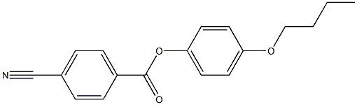 4-Cyanobenzoic acid 4-butoxyphenyl ester