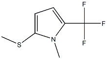 1-Methyl-2-(methylthio)-5-(trifluoromethyl)-1H-pyrrole Structure