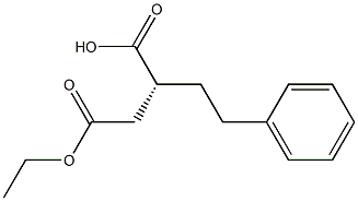 (2R)-4-Phenylbutane-1,2-dicarboxylic acid 2-ethyl ester,,结构式