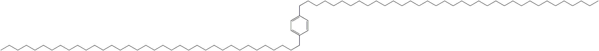 1,4-ジ(ヘキサトリアコンタン-1-イル)ベンゼン 化学構造式