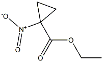 1-Nitrocyclopropanecarboxylic acid ethyl ester Structure