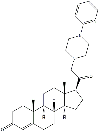  21-[4-(2-Pyridinyl)-1-piperazinyl]pregn-4-ene-3,20-dione