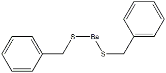 Bis(benzylthio)barium 结构式