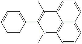 1,3-Dimethyl-2-phenyl-1H-benzo[de]quinoline Struktur