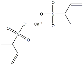 Bis(1-butene-3-sulfonic acid)calcium salt Struktur
