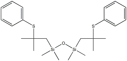 [1-メチル-1-(フェニルチオ)エチル](トリメチルシリル)エーテル 化学構造式