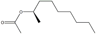 (-)-Acetic acid (R)-1-methyloctyl ester Struktur