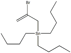 Tributyl(2-bromo-2-propenyl)stannane,,结构式