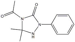  1-(Phenyl)-3,3-dimethyl-4-acetyl-1,2,4-triazolidin-5-one