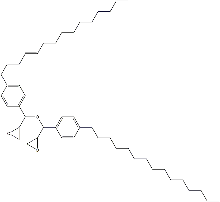 4-(4-Pentadecenyl)phenylglycidyl ether Structure