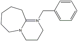 1-Benzyl-2,3,4,6,7,8,9,10-octahydropyrimido[1,2-a]azepine-1-ium 结构式