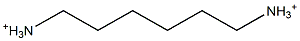 Hexamethylenebisaminium,,结构式