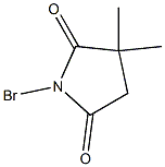 1-Bromo-3,3-dimethylpyrrolidine-2,5-dione,,结构式