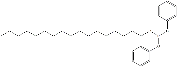 亜りん酸ヘプタデシルジフェニル 化学構造式