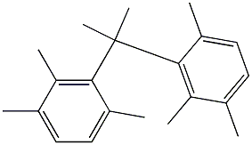 3,3'-Isopropylidenebis(1,2,4-trimethylbenzene) Structure