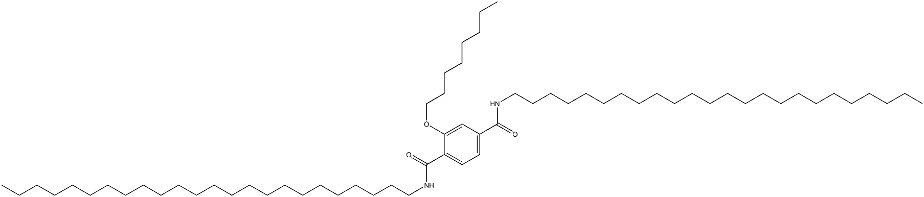 2-(Octyloxy)-N,N'-ditetracosylterephthalamide,,结构式