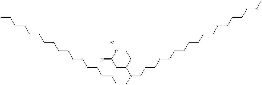 3-(Dioctadecylamino)valeric acid potassium salt 结构式