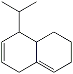 1,4,4a,5,6,7-Hexahydro-4-isopropylnaphthalene Struktur