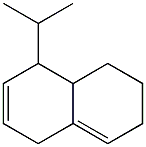 1,4,4a,5,6,7-Hexahydro-4-isopropylnaphthalene Structure